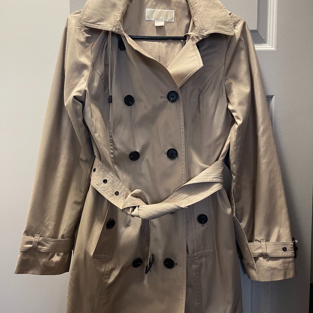 Michael Kors Tan Trench Coat